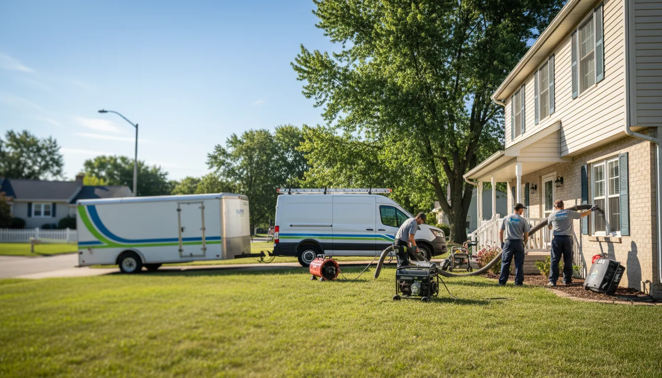 Flooded Basement Restoration And Cleanup With Repair in Adair, IA near me